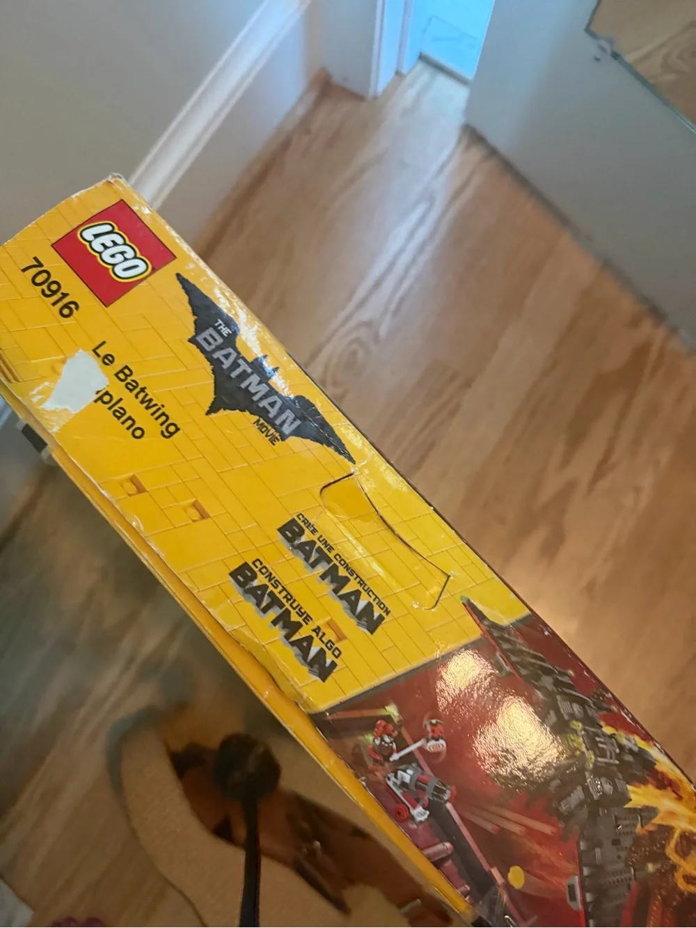 Lego Black and Yellow Batwing Superhero Aircraft Set NIB - Picture 5 of 6